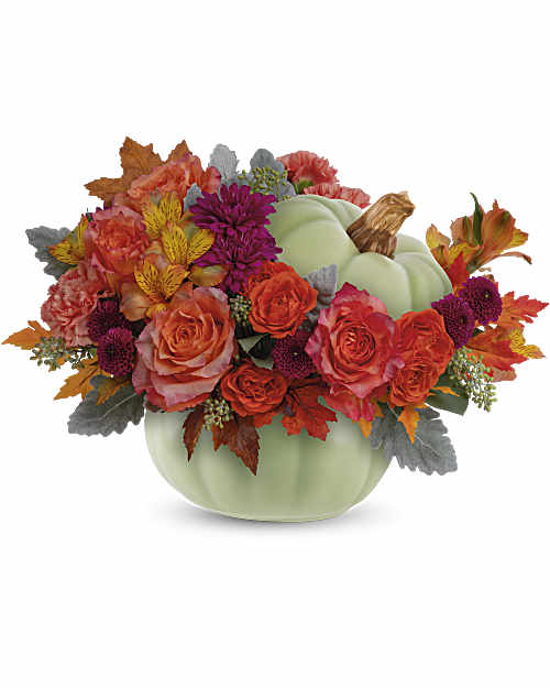 Multi-Colored | Mixed Bouquets | Sage Harvest Bouquet | Same Day Flower Delivery by Teleflora