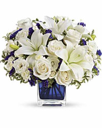 Multi-Colored | Mixed Bouquets | Sapphire Skies Bouquet | Same Day Flower Delivery by Teleflora