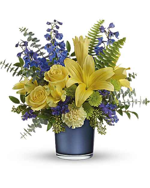 Multi-Colored | Mixed Bouquets | Sapphire Sunrise Bouquet | Same Day Flower Delivery by Teleflora