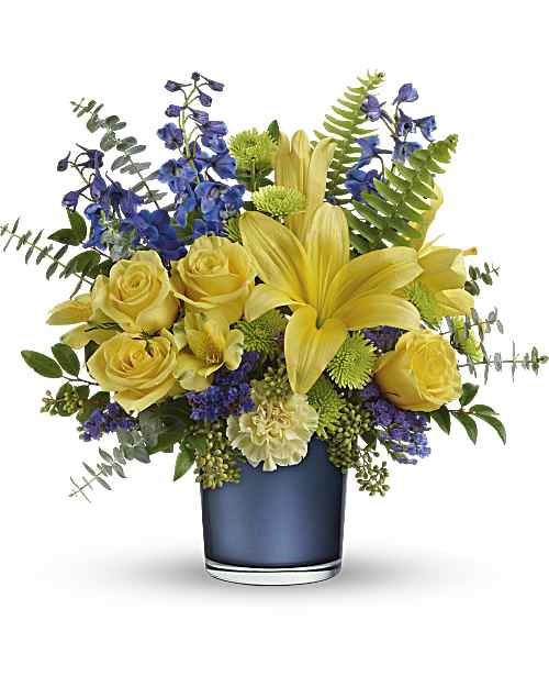 Multi-Colored | Mixed Bouquets | Sapphire Sunrise Bouquet | Same Day Flower Delivery by Teleflora