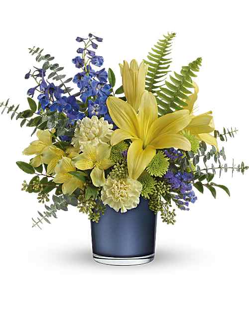 Multi-Colored | Mixed Bouquets | Sapphire Sunrise Bouquet | Same Day Flower Delivery by Teleflora