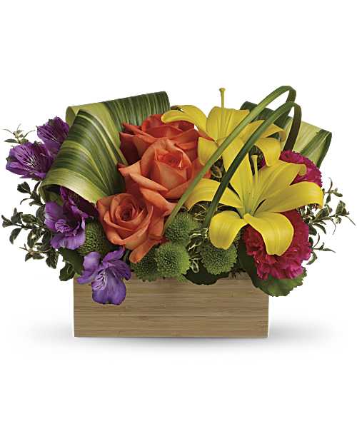 Multi-Colored | Mixed Bouquets | Shades Of Brilliance Bouquet | Same Day Flower Delivery by Teleflora