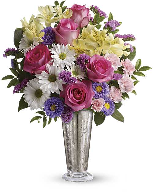 Multi-Colored | Mixed Bouquets | Smile And Shine Bouquet | Same Day Flower Delivery by Teleflora