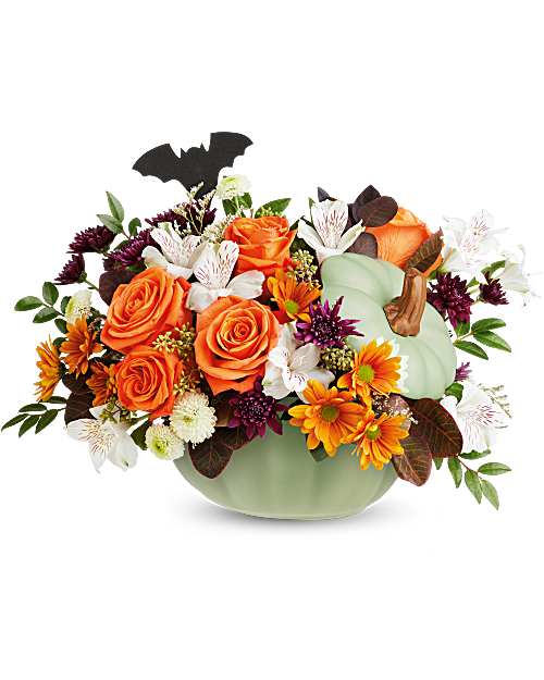 Multi-Colored | Mixed Bouquets | Spooky Sage Bouquet Pm | Same Day Flower Delivery by Teleflora