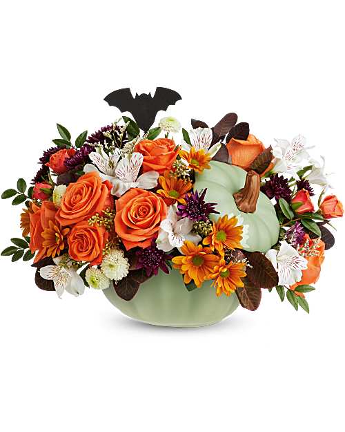 Multi-Colored | Mixed Bouquets | Spooky Sage Bouquet Pm | Same Day Flower Delivery by Teleflora
