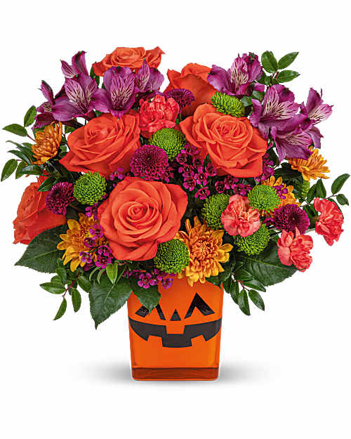 Multi-Colored | Mixed Bouquets | Spooky Spectacle Bouquet | Same Day Flower Delivery by Teleflora
