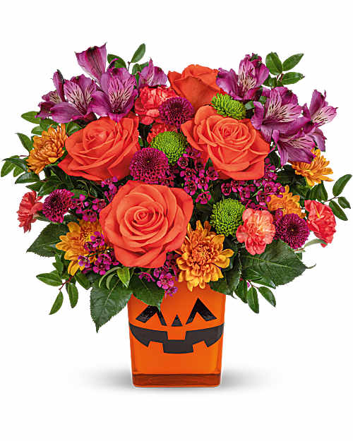 Multi-Colored | Mixed Bouquets | Spooky Spectacle Bouquet | Same Day Flower Delivery by Teleflora
