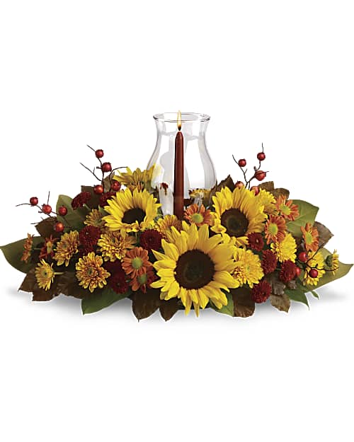 Multi-Colored | Mixed Bouquets | Sunflower Centerpiece | Same Day Flower Delivery by Teleflora