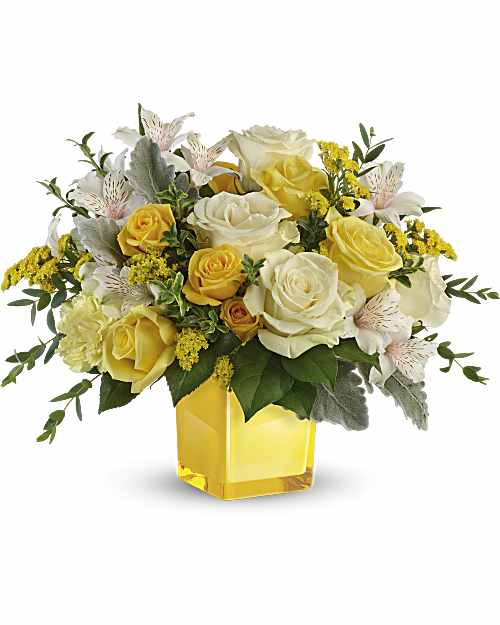 Multi-Colored | Mixed Bouquets | Sweet Sunlight Bouquet | Same Day Flower Delivery by Teleflora