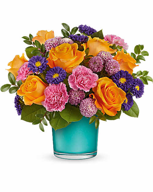 Multi-Colored | Mixed Bouquets | Topaz Harmony Bouquet | Same Day Flower Delivery by Teleflora
