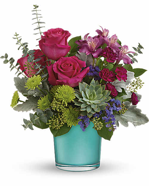 Multi-Colored | Mixed Bouquets | Topaz Wonderland Bouquet | Same Day Flower Delivery by Teleflora