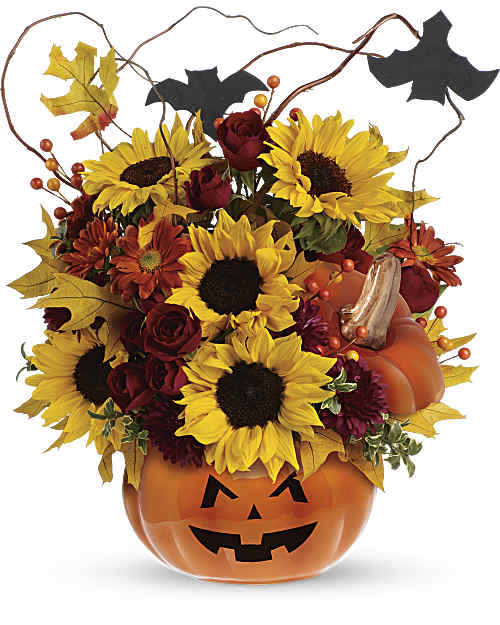 Multi-Colored | Mixed Bouquets | Trick & Treat Bouquet | Same Day Flower Delivery by Teleflora