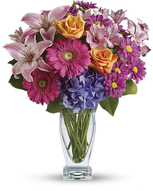 Multi-Colored | Mixed Bouquets | Wondrous Wishes Bouquet | Same Day Flower Delivery by Teleflora