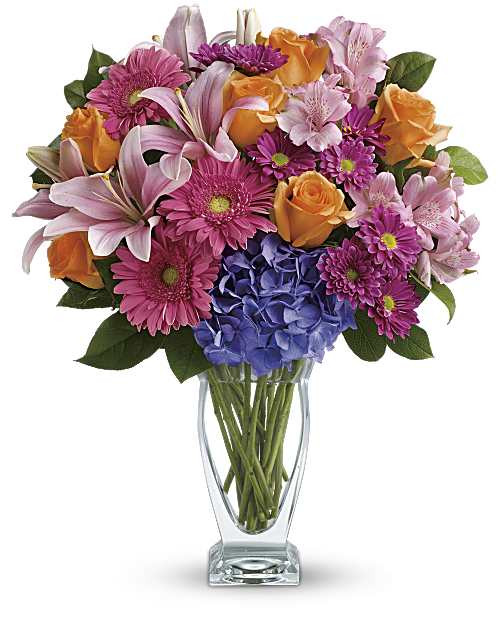 Multi-Colored | Mixed Bouquets | Wondrous Wishes Bouquet | Same Day Flower Delivery by Teleflora