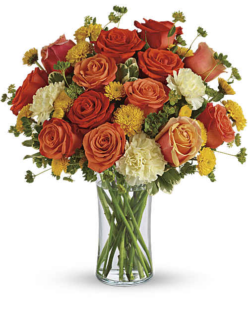 Multi-Colored | Roses | Citrus Kissed | Same Day Flower Delivery by Teleflora