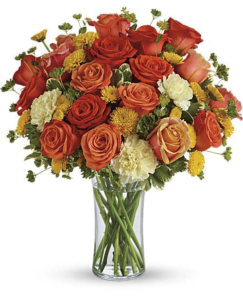 Multi-Colored | Roses | Citrus Kissed | Same Day Flower Delivery by Teleflora