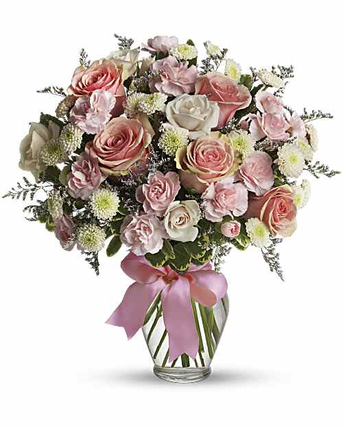 Multi-Colored | Roses | Cotton Candy Bouquet | Same Day Flower Delivery by Teleflora
