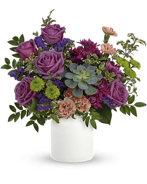 Multi-Colored | Roses | Hidden Garden Bouquet | Same Day Flower Delivery by Teleflora