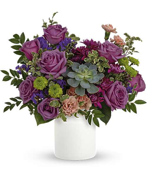 Multi-Colored | Roses | Hidden Garden Bouquet | Same Day Flower Delivery by Teleflora