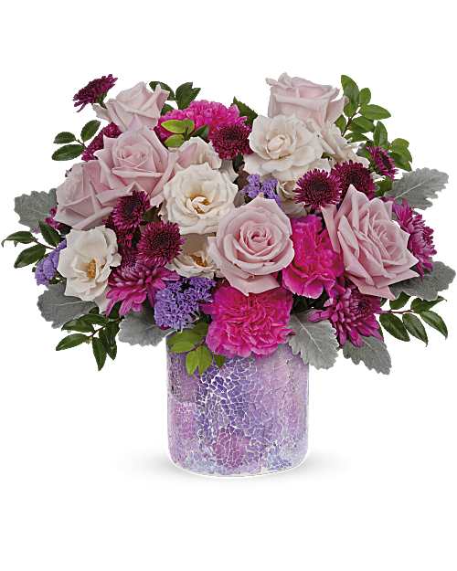 Multi-Colored | Roses | Shining Beauty Bouquet | Same Day Flower Delivery by Teleflora