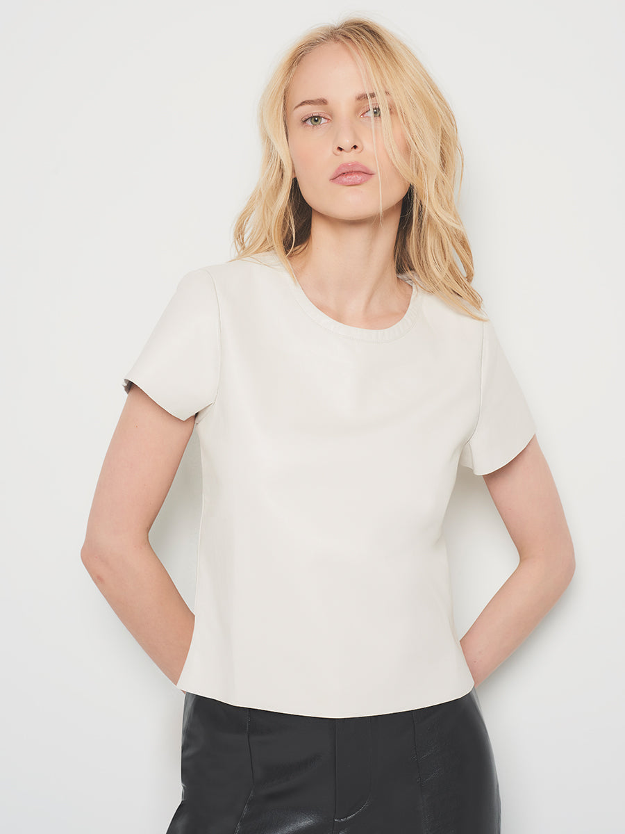 NEW GUARD RECYCLED LEATHER TEE