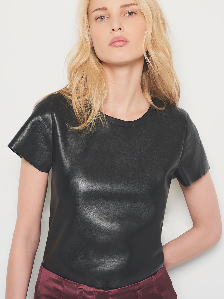 NEW GUARD RECYCLED LEATHER TEE