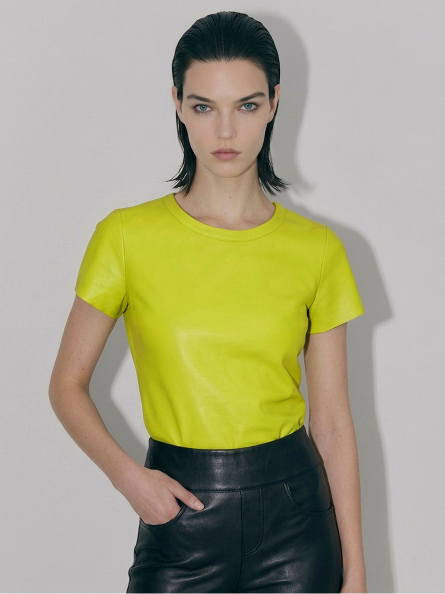 NEW GUARD RECYCLED LEATHER TEE