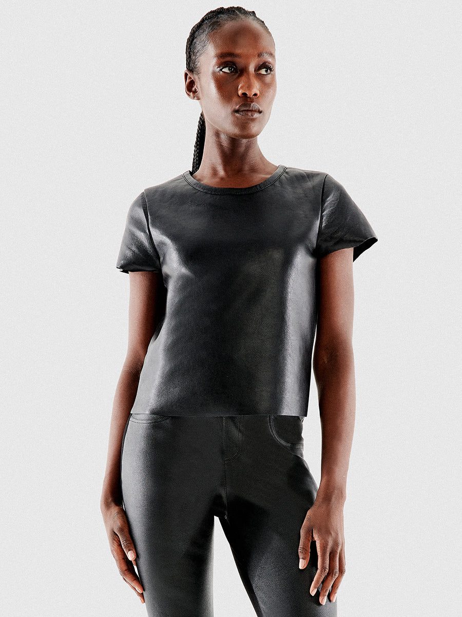 NEW GUARD RECYCLED LEATHER TEE