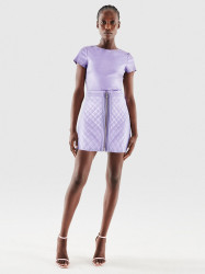 NICO RECYCLED LEATHER SKIRT