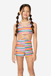 One-piece Girl STRIPES LATINO