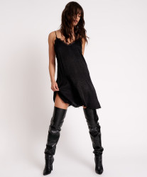 One Teaspoon Black Angel Delirious Slip Dress