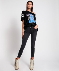 One Teaspoon Black Swan Freebirds Ii Low Waist Skinny Jean