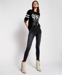 One Teaspoon Black Swan Preachers High Waist Skinny Jeans