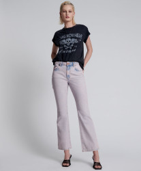 One Teaspoon Pink Haze Charlie Flares