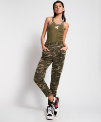 One Teaspoon Pioneer Vintage 80S Fit High Waist Denim Jeans - Camo