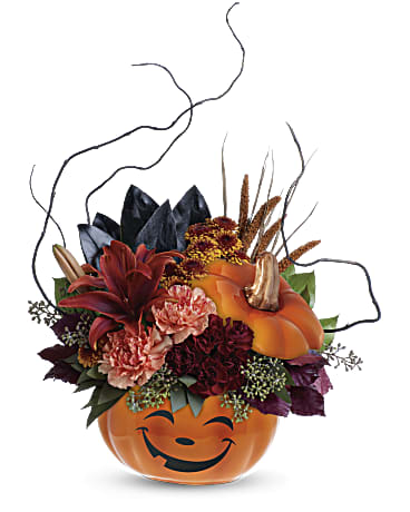 Orange | Mixed Bouquets | Halloween Magic Bouquet | Same Day Flower Delivery by Teleflora