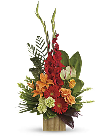 Orange | Mixed Bouquets | Heart's Companion Bouquet | Same Day Flower Delivery by Teleflora