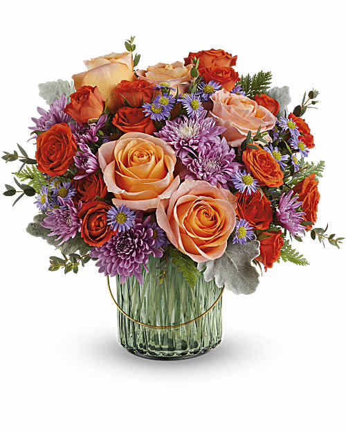 Orange | Mixed Bouquets | Pretty Blossoms Bouquet | Same Day Flower Delivery by Teleflora