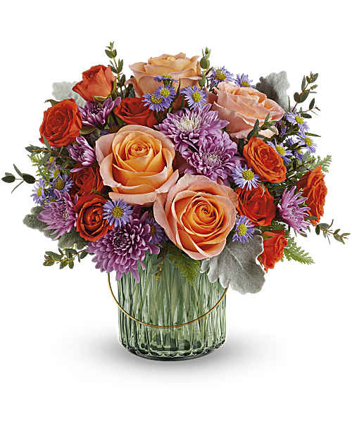 Orange | Mixed Bouquets | Pretty Blossoms Bouquet | Same Day Flower Delivery by Teleflora