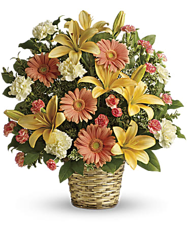 Orange | Mixed Bouquets | Soft Sentiments Bouquet | Same Day Flower Delivery by Teleflora