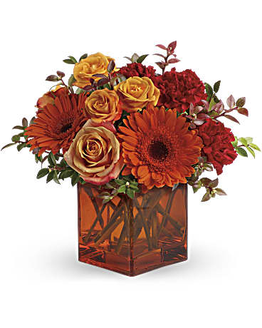 Orange | Mixed Bouquets | Sunrise Sunset Bouquet | Same Day Flower Delivery by Teleflora