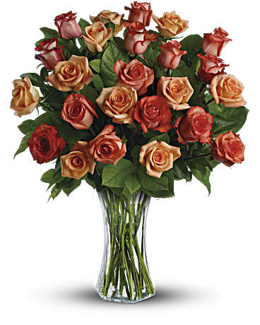 Orange | Roses | Sunrise Splendor Bouquet | Same Day Flower Delivery by Teleflora
