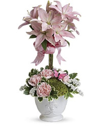 Pink | Mixed Bouquets | Blushing Lilies Bouquet | Same Day Flower Delivery by Teleflora