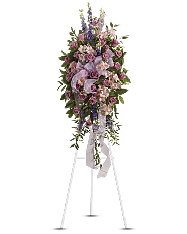 Pink | Mixed Bouquets | Finest Farewell Spray | Same Day Flower Delivery by Teleflora
