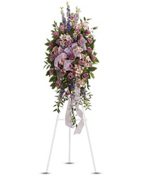 Pink | Mixed Bouquets | Finest Farewell Spray | Same Day Flower Delivery by Teleflora