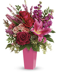 Pink | Mixed Bouquets | Forever Fuchsia Bouquet | Same Day Flower Delivery by Teleflora