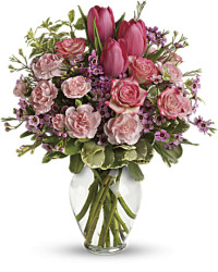 Pink | Mixed Bouquets | Full Of Love Bouquet | Same Day Flower Delivery by Teleflora