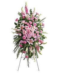 Pink | Mixed Bouquets | Glorious Farewell Spray | Same Day Flower Delivery by Teleflora