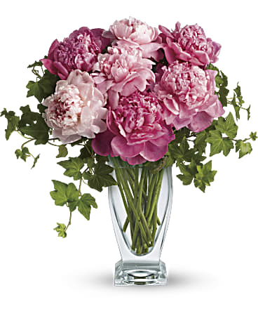 Pink | Mixed Bouquets | Perfect Peonies Bouquet | Same Day Flower Delivery by Teleflora