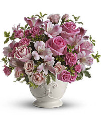 Pink | Mixed Bouquets | Pink Potpourri Bouquet With Roses | Same Day Flower Delivery by Teleflora